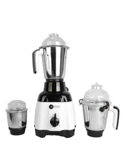 اشتري AFRA Heavy-Duty Mixer Grinder, 3 IN 1, White Gloss Finish, Stainless Steel Jars & Blades, Total Jar Capacity 2900ml, 750W, 18000 RPM Motor, ESMA, RoHS, and CB Certified, AF-7500BLWH, 2 Years Warranty 2900 ml 750 W AF-7500BLWH White في الامارات