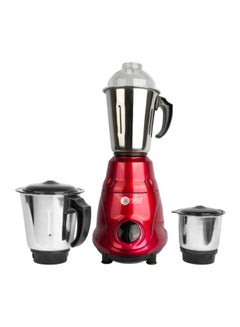 اشتري AFRA Heavy-Duty Mixer Grinder, 3 in 1, Red Gloss Finish, Stainless Steel Jars & Blades, Total Jar Capacity 2900ml, 550W, 18000 RPM Motor, ESMA, RoHS, and CB Certified, AF-5500BLRD, 2 Years Warranty 2900 ml 550 W AF-5500BLRD Red في الامارات