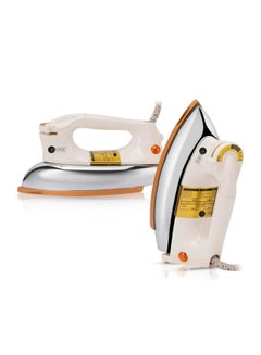 Buy AFRA Automatic Dry Iron, 1.8kg, Non-Stick Soleplate, Gold Teflon Coating, Heat Distribution, Ergonomic Handle, Thermal Control, 6 Settings, Auto Cut-Off, AF-1800DIWH, 2-year warranty 1.8 kg 1000 W AF-1800DIWH White in UAE