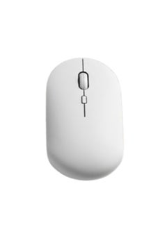 اشتري M241 Wireless Mouse Office Mouse Home Business Office Laptop Desktop USB Interface Plug and Play Light Sound Mouse Wireless WHITE في الامارات