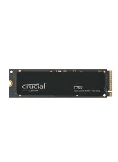 اشتري T700 2TB PCIe Gen5 NVMe M.2 Internal SSD, Up to 12400 MB/s Read & 11800 MB/s Write Speed's, 232-layer TLC NAND, Up to 1200TB Endurance, 1.5 Million Hours MTTF, Black | CT2000T700SSD3 2 TB في مصر