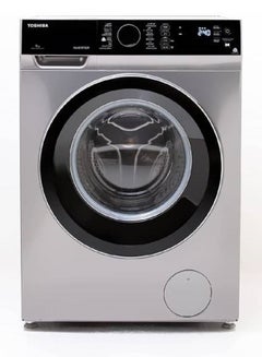 Buy Washing Machine 9 kg Full Automatic Front Loading Inverter 1400 rpm 9 kg TW-BJ100M4E(SK) Silver in Egypt