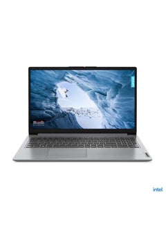 اشتري Ideapad 1 Laptop With 15.6-Inch Display, Core i7-1255U Processor/8GB RAM/512GB SSD/Intel Iris XE Graphics/Windows 11 English/Arabic Cloud Grey في الامارات