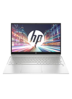 Buy Pavilion 15 Laptop With 15.6-Inch FHD Display, Core i5 Processor/16GB RAM/512GB SSD/Intel Iris XE Graphics/Windows 11 + Free Mouse English/Arabic Silver in UAE