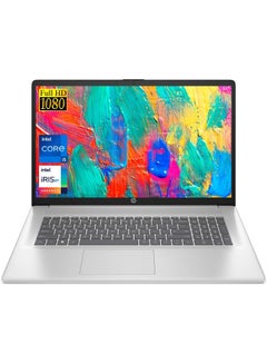 Buy Newest Laptop With 17 Inch WUXGA Display, Core i5 Processor/16GB RAM/512GB SSD/Intel Iris Xe Graphics/Windows 11 + Free Mouse English/Arabic Natural Silver in UAE