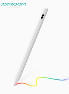 اشتري JR-K12 Active Capacitive Dual Modes Stylus Pen Magnetic Sensitive Touch For IOS And Android - White في مصر