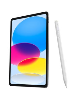 Buy Stylus Pen For iPad 2018-2022, Quick Charging iPad Pencil With Tilt Sensitivity & Palm Rejection, Magnetic Attraction, Compatible iPad Air 3/4/5, iPad Mini 5/6, iPad 6-10 Gen, iPad Pro 11"/12.9" White in Saudi Arabia