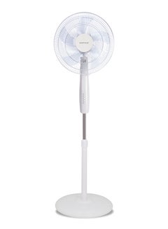 Buy 16-Inch Electric Stand Fan 60 W E05906 White in Saudi Arabia