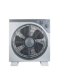 Buy Table Fan With Timer, 5 PP Blades, 3 Speeds, Rotating Grill, 60-Min Timer, Energy-Efficient, Child Safe Personal Desk Fan, Ideal For Office, And Home 31049 Grey in Saudi Arabia