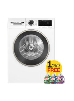 اشتري Front Load Washing Machine, 2400 RPM + Free 12 x 1 Litre Of Persil Detergent 10 kg 2300 W WGA25400GC White في الامارات