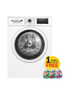 اشتري Front Load Washing Machine 1400 RPM + Free 12 x 1 Litre Of Persil Detergent 8 kg 2300 W WAN28282GC White في الامارات