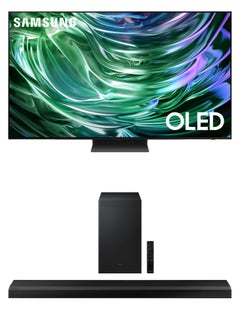 Buy 65 Inch Neo OLED 4K QA65S90DBUXEG Tizen OS Smart TV‎ Black + Free Samsung Soundbar Q700SB + 6 Months Watch it and Shahid Subscription QA65S90DBUXEG Black in Egypt