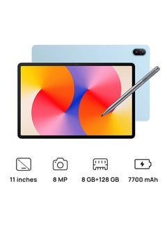 Buy Matepad SE 11-Inch Tablet Crystal Blue 8GB RAM 128GB WiFi - Middle East Version With Pen Inbox in Saudi Arabia