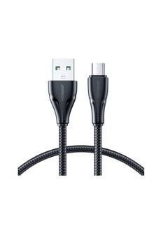 Buy S-UM018A11 2.4A USB-A to Micro Fast Charging Data Cable, 1.2M - Black in Egypt