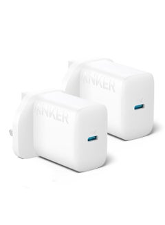 اشتري 2-Pack 20W USB C Fast Wall Charger USB C Charger Block Snow في السعودية