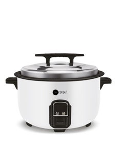 اشتري AFRA Rice Cooker, 5.6L, Keep-Warm Function 2000w, High Temperature Protection Measure Cup and Spoon White, AF-56220RCGL, 2-Year Warranty 5.6 L 2000 W AF-56220RCGL white في الامارات