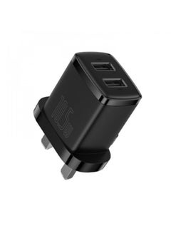 اشتري Speed Mini Dual USB Travel Charger 10.5W Black في السعودية