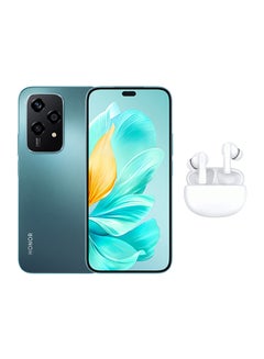 اشتري 200 Lite Cyan Blue Dual SIM 8GB RAM, 256GB 5G With Include Gifts | Honor Earbuds X5 | Honor Service Care+ - Middle East Version في السعودية