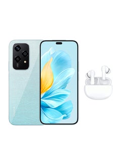 Buy 200 Lite Starry Blue Dual SIM 8GB RAM, 256GB 5G With Include Gifts | Honor Earbuds X5 | Honor Service Care+ - Middle East Version in Saudi Arabia