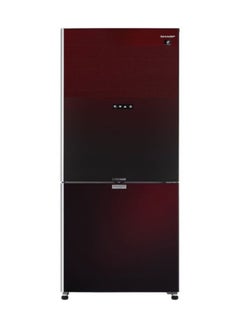 Buy Sharp Refrigerator Inverter Digital Bottom Freezer 558 Liters Red SJ-GV73J-RD SJ-GV73J-RD Red in Egypt