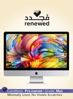 Buy Renewed – iMac (2017) A1418 Desktop With 21.5-Inch 4K Display,Intel Core i5/Quad Core/20GB RAM/256SSD + 1TB HDD/2GB Radeon Pro 555 Graphics English Silver in UAE
