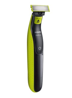 Buy OneBlade Shaver Wet Dry Rechargable Black/Green in Saudi Arabia