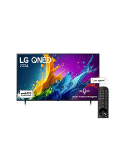 Buy 86 Inch QNED QNED80 4K 86QNED80T Black in UAE