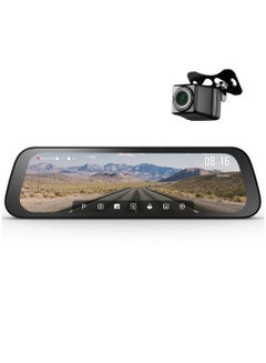 Buy S500 Rearview Mirror DashCam,3K 1944P Front And FHD Rear,STARVIS 2 With Dual HDR, 9.35” IPS Touch Screen,G-Sensor,WiFi, Super Capacitor, Optional Parking Mode, Upto 128GB Supported in Saudi Arabia