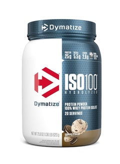 Buy ISO100 Hydrolyzed Protein Powder Cookies and Cream 1.36 Pound in UAE