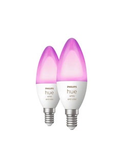 Buy Ambiance Luster Smart LED Light Bulb 1 Pack [E14 Edison Screw] for Indoor Home Lighting, Livingroom, Bedroom Multicolor in Saudi Arabia