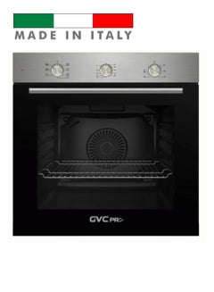 Buy Built-In Gas Oven With Grill And Fan Stainless Steel GVBI 60-OV 6011 Silver in Saudi Arabia