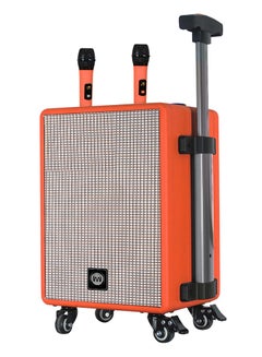 Buy Premium Bluetooth Trolley Speaker Orange in Saudi Arabia