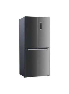 اشتري Side By Side Refrigerator 4 Doors 512 L 350 kW GVRF-999 Black/Silver في السعودية