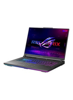 اشتري Rog Strix G16 Gaming Laptop With 16-Inch FHD Display, Core i9-14900HX Processor/64GB RAM/4TB SSD/8GB NVIDIA Geforce RTX 4060 Graphics Card/Windows 11 English grey في الامارات