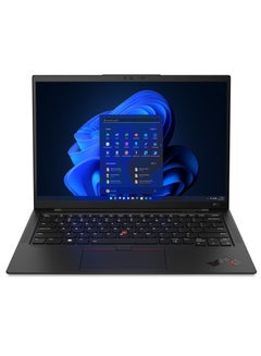 اشتري كمبيوتر محمول X1 Carbon Gen 10 للأعمال بشاشة FHD مقاس 14 بوصة، ومعالج Core i7-1255U/ذاكرة وصول عشوائي سعة 16 جيجابايت/محرك أقراص SSD سعة 512 جيجابايت/بطاقة رسومات Intel Iris Xe/نظام التشغيل Windows 10 Pro في الامارات