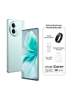 Buy V30e 5G Dual SIM Green 12GB RAM And 256GB With Online Exclusive Gifts: Smart Fitness Band, TWS Earbuds, 24 Months Extended Warranty, 12 Months Screen Damage Protection - Middle East Version in Saudi Arabia