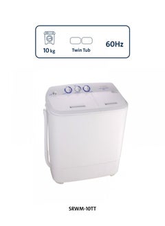 اشتري Twin Tub Washing Machine 10 kg SRWM-10TT White في السعودية