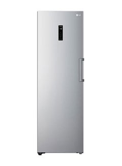 Buy 414L Gross -321L Net Capacity Upright Freezer, Total No Frost, Linear Cooling, Smart Inverter Compressor 414 L 110 W GRB414ELFM Silver in UAE