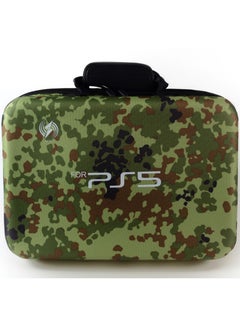 Buy Hard Shell Bag For PlayStation 5 - Camo Green in Saudi Arabia