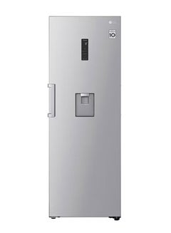 اشتري 411L Gross - Net Capacity 380L Upright Freezer, Door Cooling+, Multi Air Flow, Smart Inverter Compressor, 2 With Slim Water Dispenser, Platinum 411 L 110 W GRF411ELDM Silver في الامارات