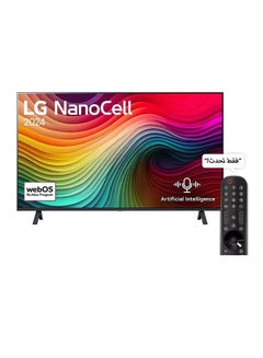 اشتري 86-Inch 4K Nanocell Smart TV 86NANO81T6A Black في السعودية