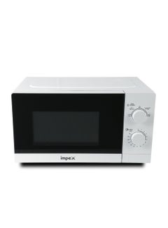Buy Microwave Oven - 20L Capacity With 5 Microwave Power Levels, 1100W Power Consumption With 700W Rated Microwave Power Output, Cooking End Signal,  Convenient Pull Hand Door, 50Hz Frequency 20 L 700 W Impex 20 Ltr Microwave Oven (MO 8101A) White in UAE