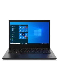 اشتري ThinkPad L14 Laptop With 14-Inch Display, Core i7-1165G7 Processor/8GB RAM/512GB SSD/Intel Iris XE Graphics/Windows 10 Pro English/Arabic Black في السعودية