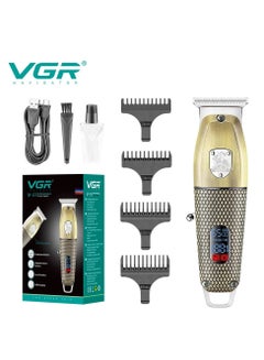 اشتري V-976 New Design Metal Beard Trimmer Professional Cordless Hair Trimmer Multicolor في مصر