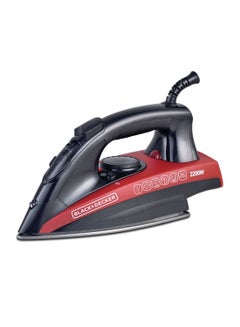 Buy Steam Iron 220 ml 2200 W X2200-B5 Black/Red in Egypt