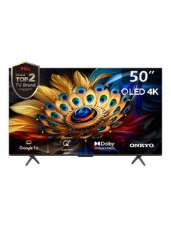 Buy 50 Inch  QLED Google TV, (2024), 60HZ, built In Receiver - 50C655 Black in UAE