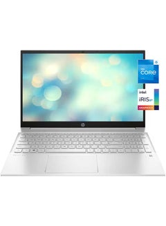 اشتري PAVILION 15T-EG300 Laptop With 15.6-Inch Display, Core i5-1335UProcessor/16GB RAM/1TB SSD/Intel Iris XE Graphics/Windows 11 English Natural Silver في الامارات