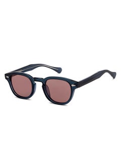 Buy Full Rim Round Classics Branded Latest And Stylish Sunglasses Polarized And 100% UV Protected Unisex Large VC S16749 in UAE