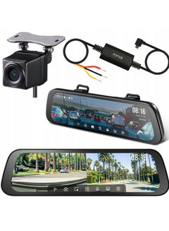 Buy Dash Cam S500 9.35 ''Touchscreen Auto DVR 3k Super Kondensator Zwei Kanal HDR Sprach Steuerung 24h Park Front And Rear Set in UAE