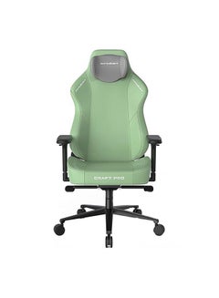 اشتري DXRacer Craft Pro Classic Gaming Chair, Extra Wide And Thick Seat Cushion, Adjustable Armrests, Anti-Pinch Hand Protective Cover, Memory Foam Headrest - Green في الامارات